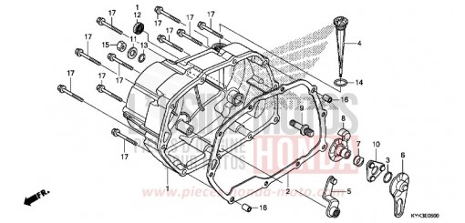PANNEAU CARTER-MOTEUR D. CRF110FE de 2014